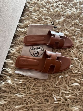 Sandali Hermes Marroni