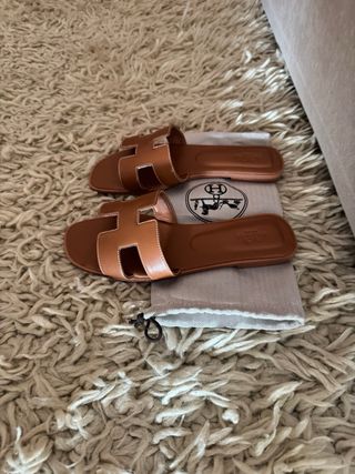 Sandali Hermes Marroni