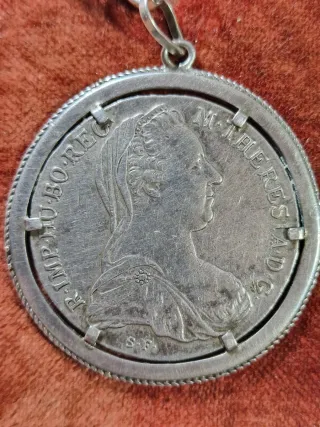 Tallero Maria Teresa Argento Restrike