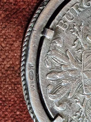 Tallero Maria Teresa Argento Restrike