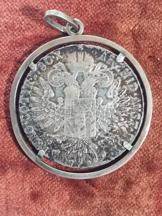 Tallero Maria Teresa Argento Restrike