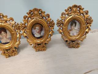 Set 4 Portafoto Miniature Damigelle