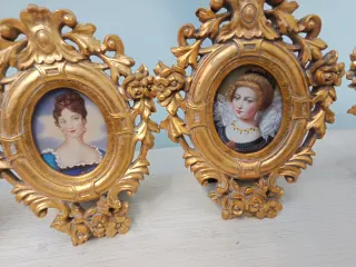 Set 4 Portafoto Miniature Damigelle