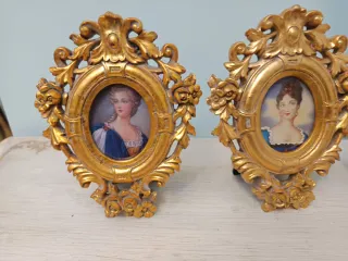 Set 4 Portafoto Miniature Damigelle