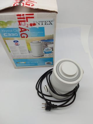 Depuratore Intex C330, Filtrazione 1.250 l/h, Cartuccia tipo H, Compatibile con piscine fino a 7.900 L, Tecnologia Hydro A