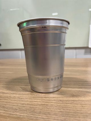 Vasos de aluminio reutilizables USA