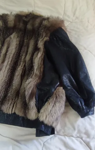 Chaqueta Zorro y Cuero de mujer