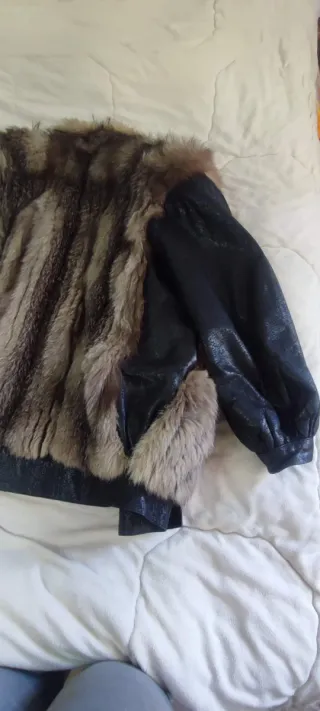 Chaqueta Zorro y Cuero de mujer