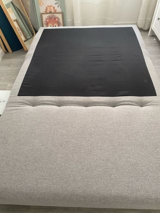 Sofá Cama Gris Tela