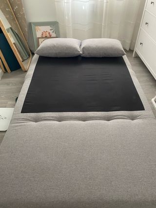 Sofá Cama Gris Tela