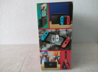 Caja Original Nintendo Switch + Accesorios