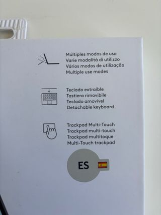 Cover con tastiera Logitech Combo Touch per iPad Air