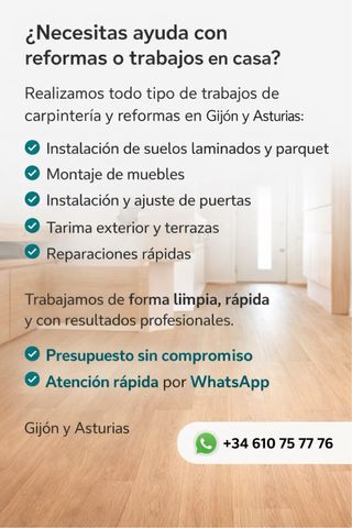 Montaje muebles y suelos rápido y barato