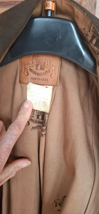 Cappotto Duster Australiano