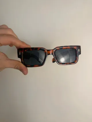 Occhiali Da Sole Rettangolari Tartarugati Y2K