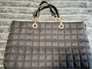Bolso de mano y bandolera Gloria Ortiz negro