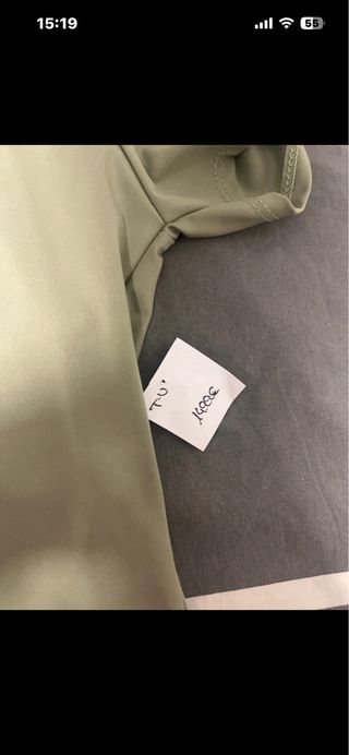 Body verde cuello cuadrado