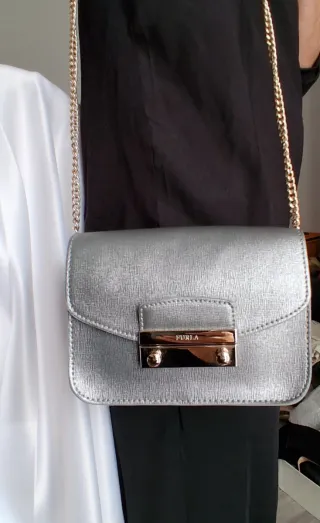 Minibag Furla Metropolis mini Platino