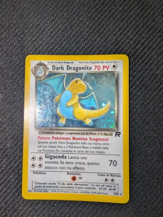 Carta Pokemon Dark Dragonite 70 PV