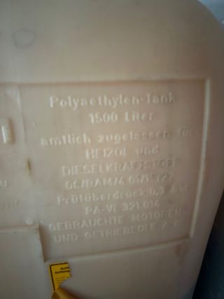 Depósito gasoil 1500L