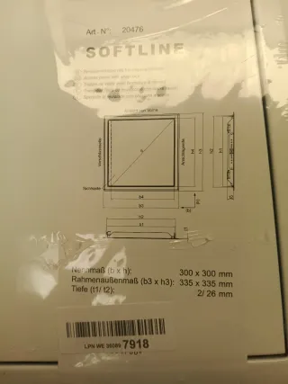 Upmann Puerta Softline SV 300x300 RAL9016