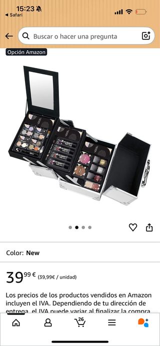 Maletín de maquillaje profesional