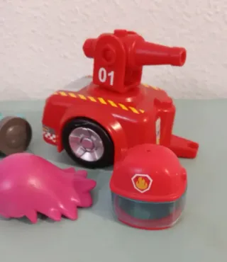 Lote Pinypon: Coche Bomberos y Accesorios