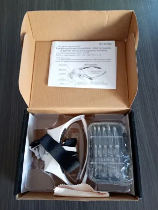 Lupa Frontal LED con 5 Lentes