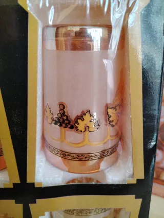 Juego 6 Vasos Árabes Dorados