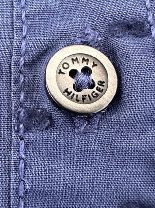 Camisa Tommy Hilfiger azul talla M/L Mujer
