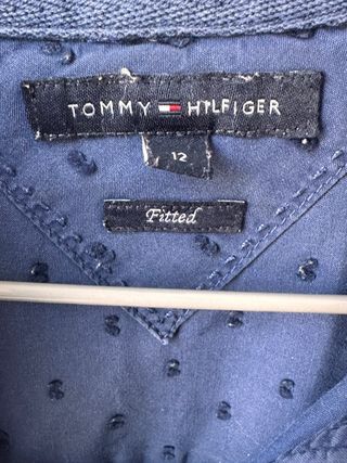 Camisa Tommy Hilfiger azul talla M/L Mujer