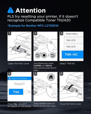 Timink TN2420 Cartucho de Tóner Compatibles para B