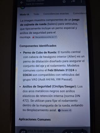 Juego cojinete rueda  Audi A4,A6