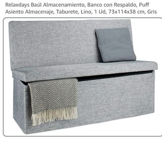 Banco de almacenamiento gris