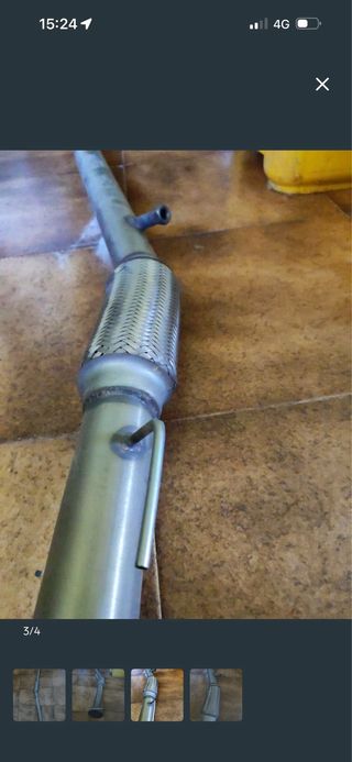 Tramo intermedio escape Clio IV