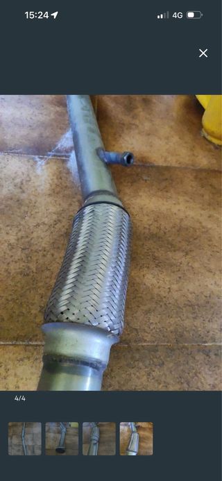 Tramo intermedio escape Clio IV