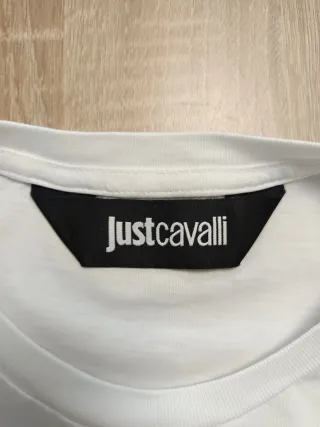 Camiseta Just Cavalli Blanca Tigre