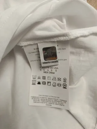 Camiseta Just Cavalli Blanca Tigre