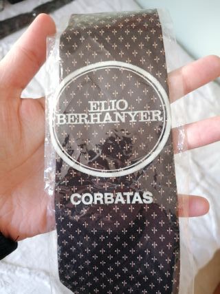 Corbata Elio Berhanyer seda 100% natural + regalo