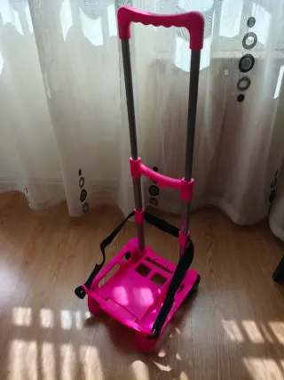 Carro mochila infantil rosa
