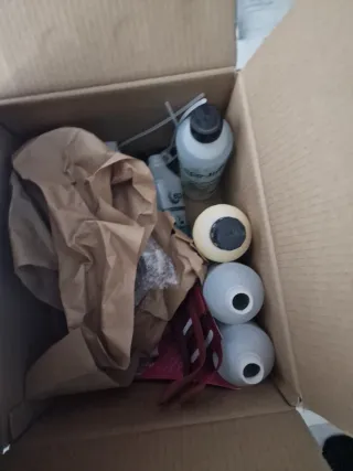 Lote de botellas y embalaje