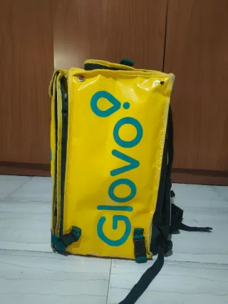 Mochila Glovo Amarilla