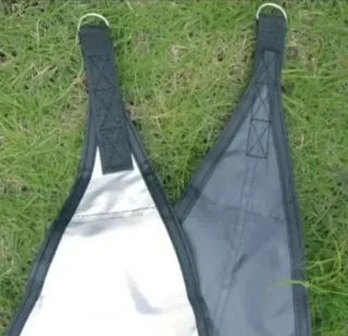 2 Toldos Vela Triangulares Impermeables 3X3X3