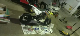 Malcor XZF Motocross Blanca y Amarilla