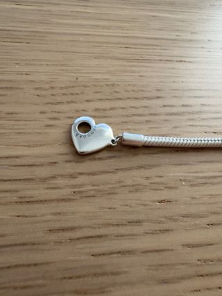 Pulsera Pandora Corazón Plata