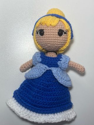 Muñeca Cenicienta Amigurumi Crochet