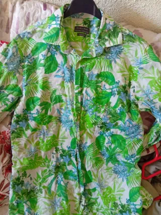 3 Camisas Flores Zara Man Talla M