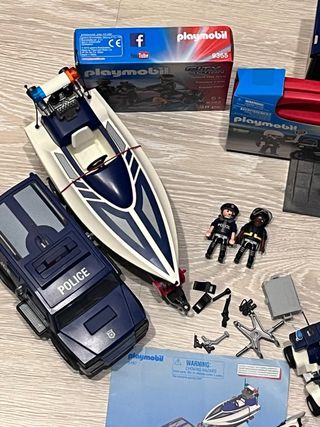Playmobil Policía 5187 + Maletín 5299 y otros