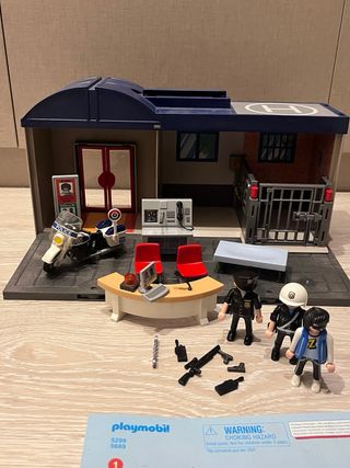 Playmobil Policía 5187 + Maletín 5299 y otros