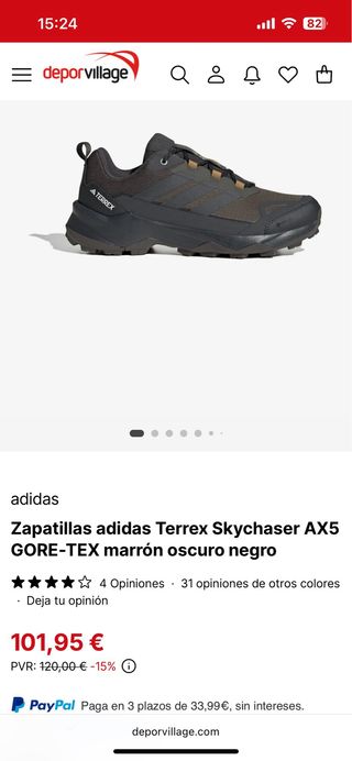Zapatillas Adidas Terrex Skychaser AX5 GTX NUEVAS